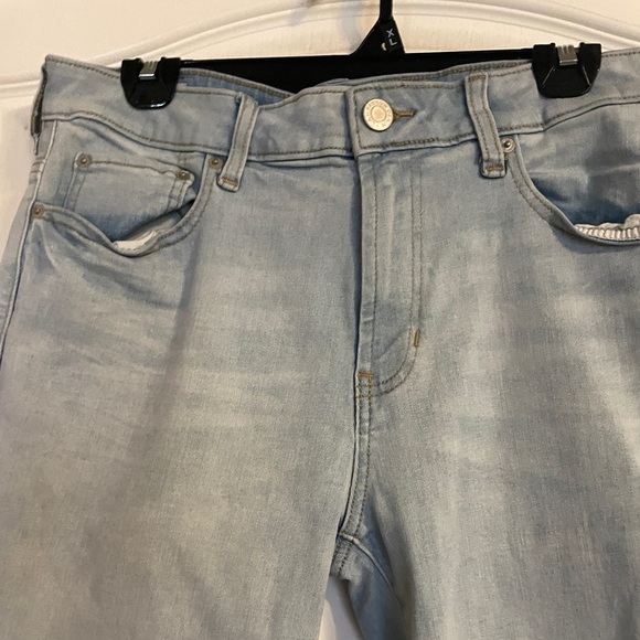 Pacsun Light Wash Straight Leg Stacked Skinny Size 32X32 - Picture 3 of 8